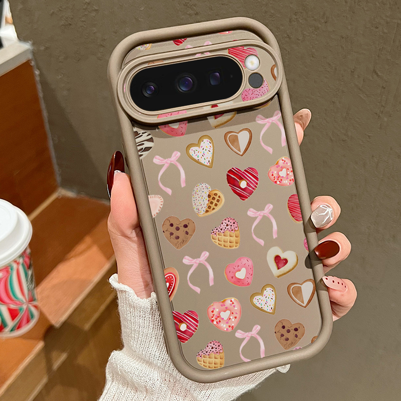 Phone Cases Google Pixel 10 Pro - Love Hearts Bow Pattern Phone Case