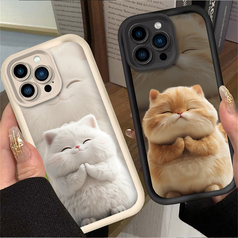 Phone Cases Durable - Cute Funny Fat Cat Phone Case