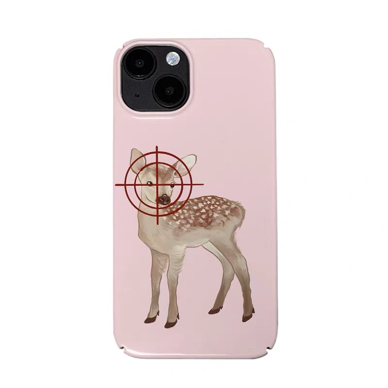 Phone Cases Target - Ins Pink Target Deer Art Phone