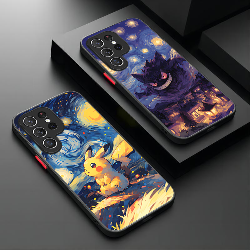 Phone Cases Galaxy A16 5G - Pokemon Gengar Pikachu Case For Samsung