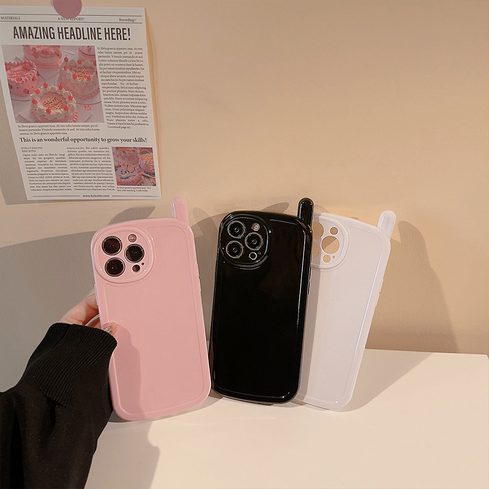 Phone Cases Iphone 12 - Korean Solid Colors Antenna Design Soft