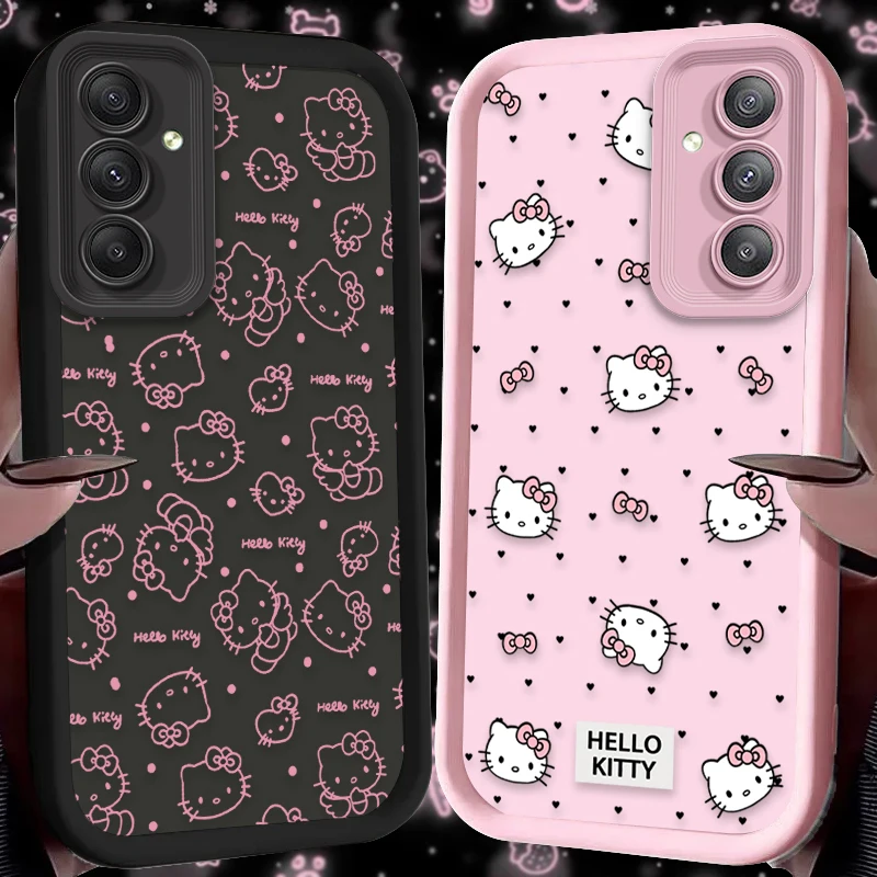 Phone Cases For Samsung A14 - Lovely Sanrio Hello Kitty Case for