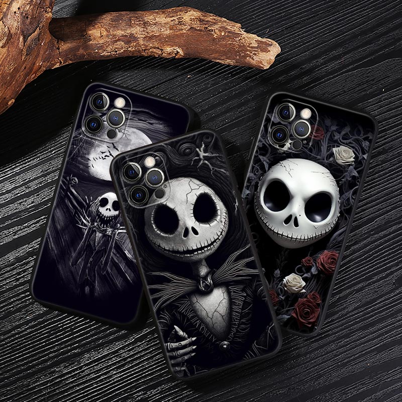 Phone Cases Store - Jack Skellington Black Art Disney Case