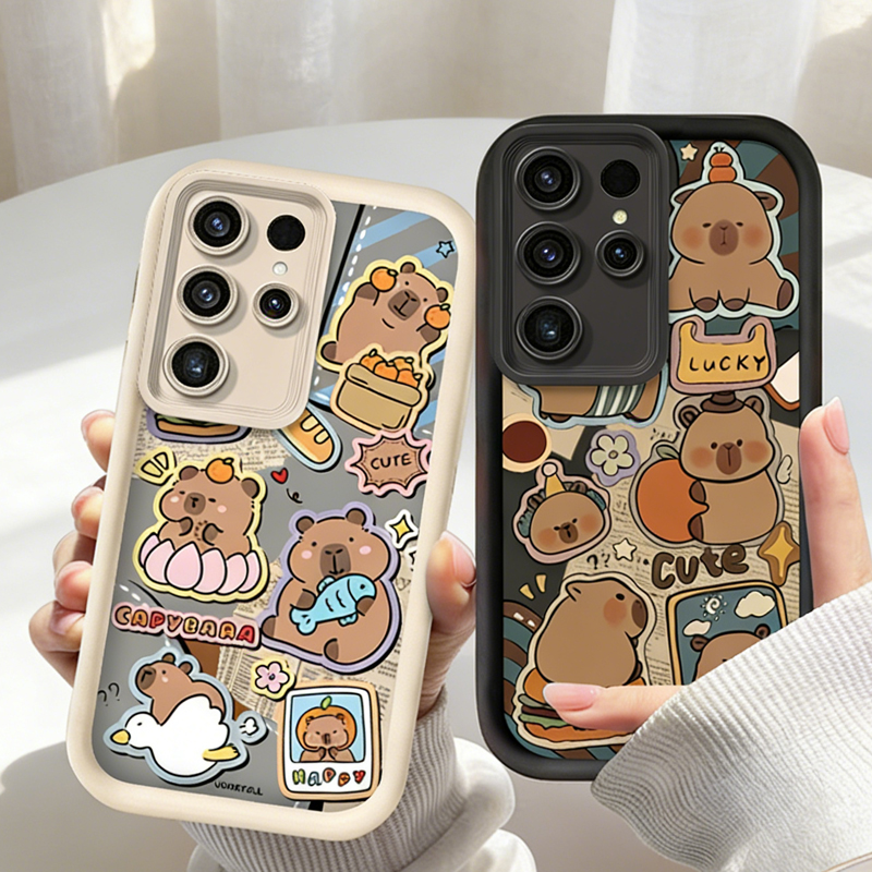 Phone Cases Galaxy A16 5G - Cute Capybara Hamburger Phone Case for