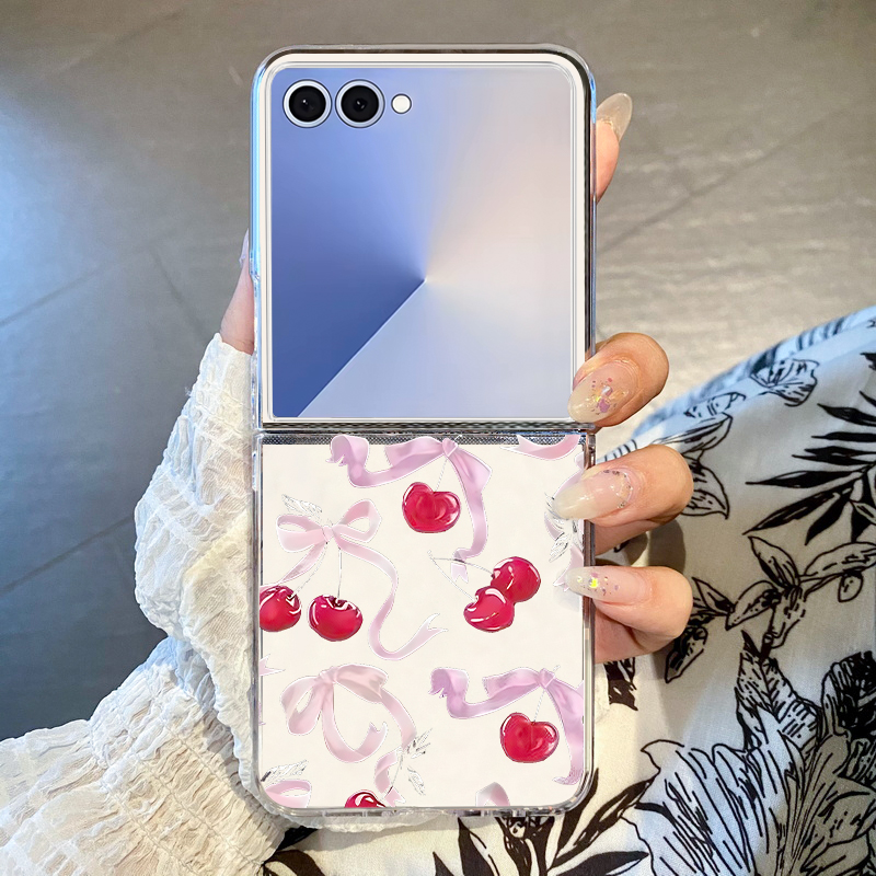 Cherry Bow Pattern Phone Case  - Phone Cases Z Fold 5 리뷰 및 가격