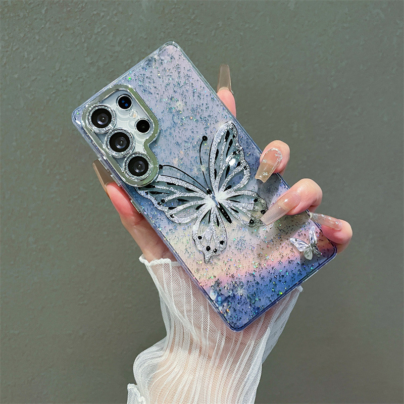 Luxury Oil Painting Flowers Bu - Glitter Shockproof Case 리뷰 및 가격