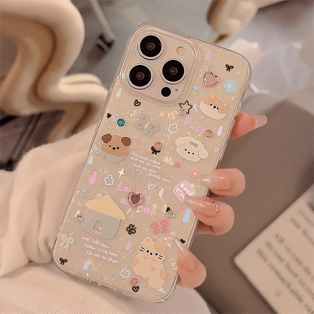 Cute Cartoon Puppy Shell Patte - Phone Cases Xr Cute 리뷰 및 가격