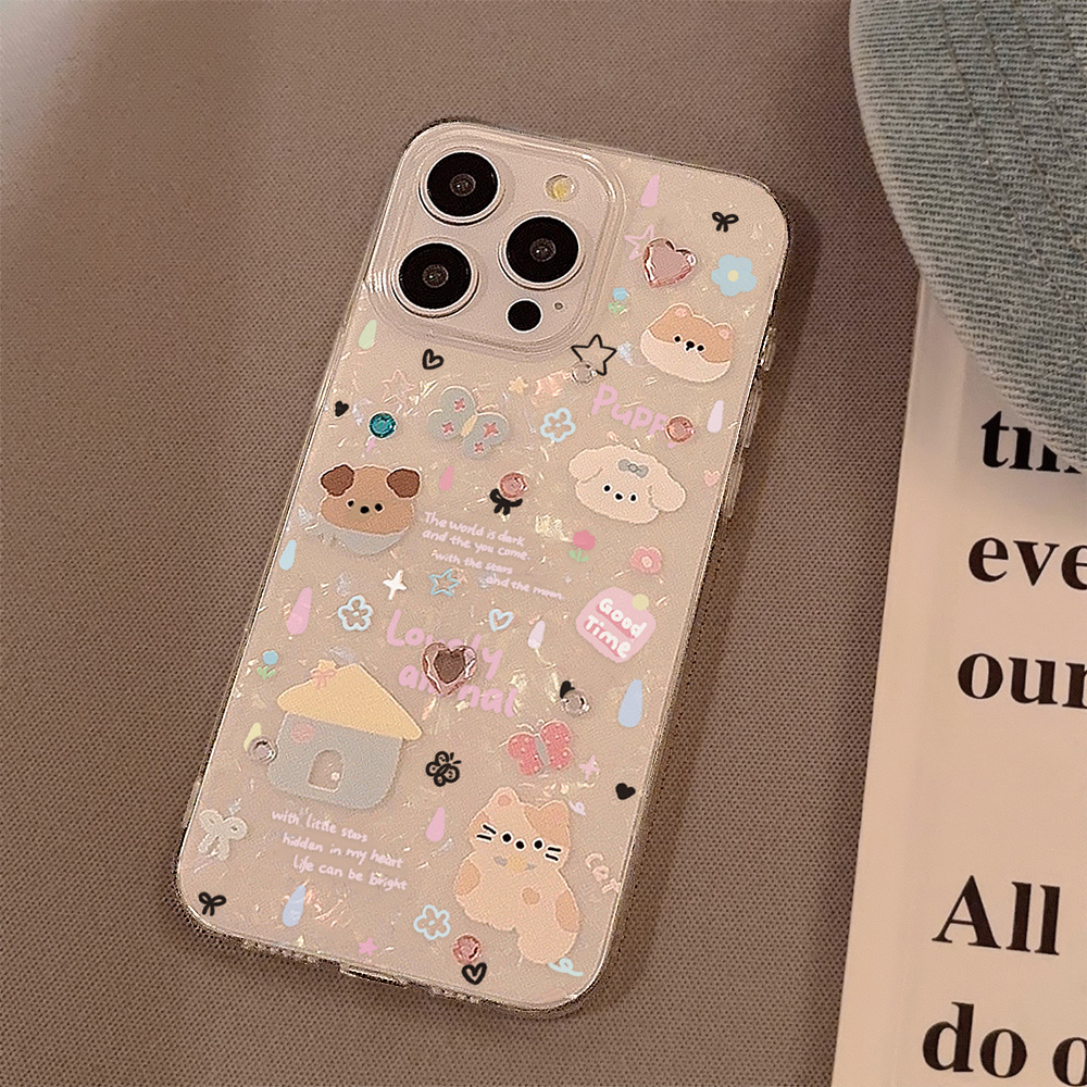 Cute Cartoon Puppy Shell Patte - Phone Cases Xr Cute 리뷰 및 가격