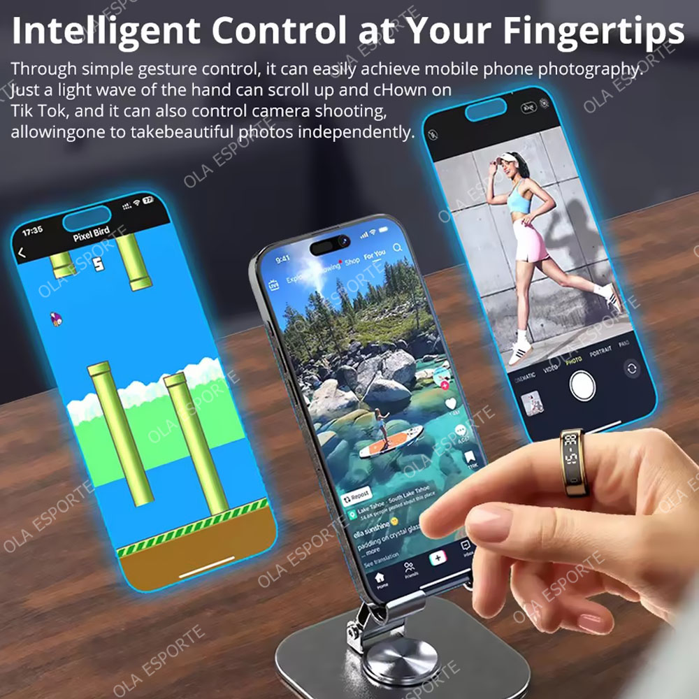 R13 Smart Ring with Display Sc - Phone Cases Android 리뷰 및 가격