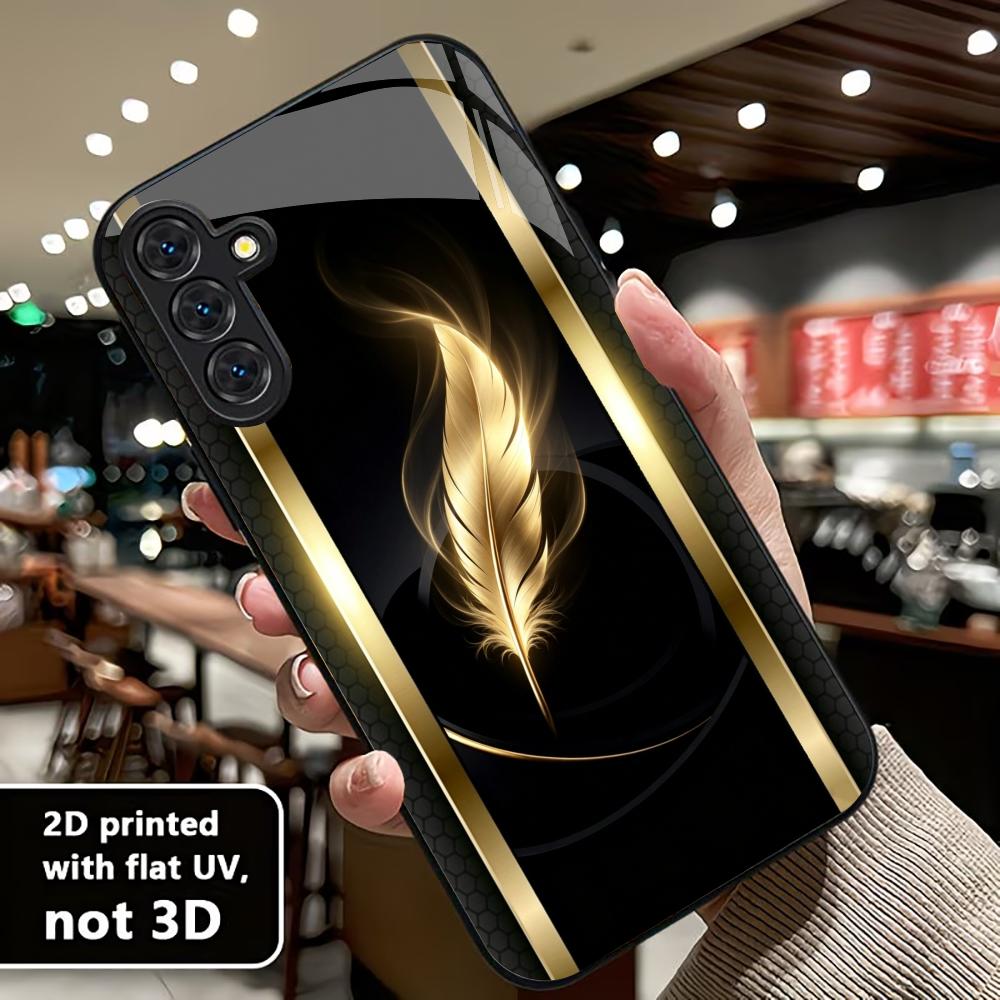 Shiny Golden Feather phone cas - Phone Cases Quad Lock 리뷰 및 가격
