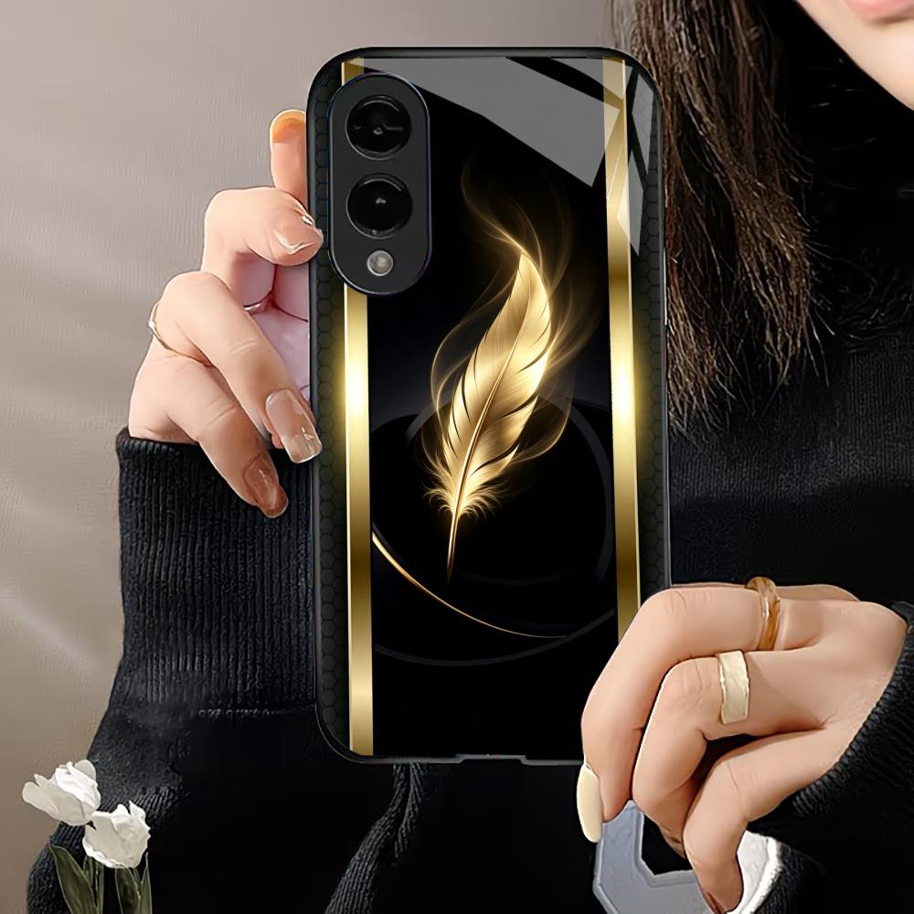 Shiny Golden Feather phone cas - Phone Cases Quad Lock 리뷰 및 가격