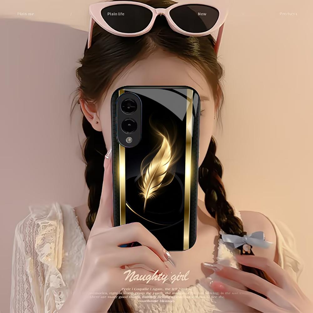 Shiny Golden Feather phone cas - Phone Cases Quad Lock 리뷰 및 가격