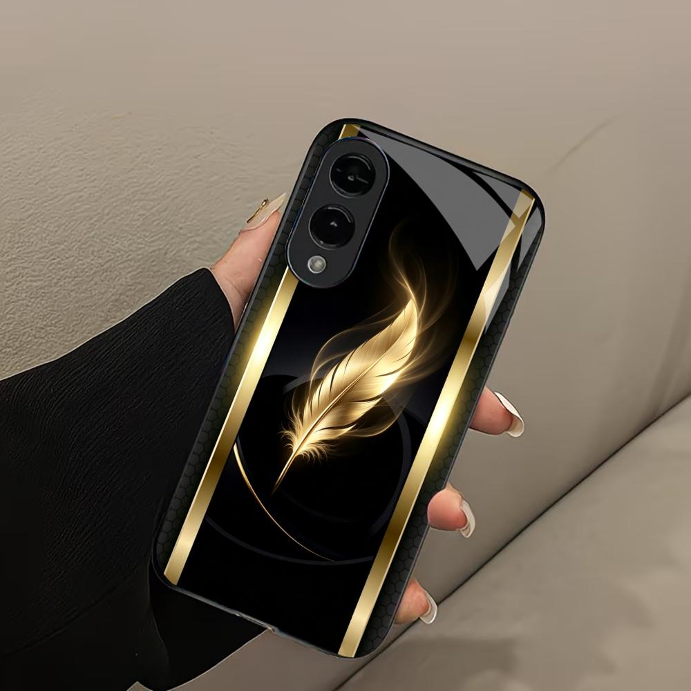Shiny Golden Feather phone cas - Phone Cases Quad Lock 리뷰 및 가격