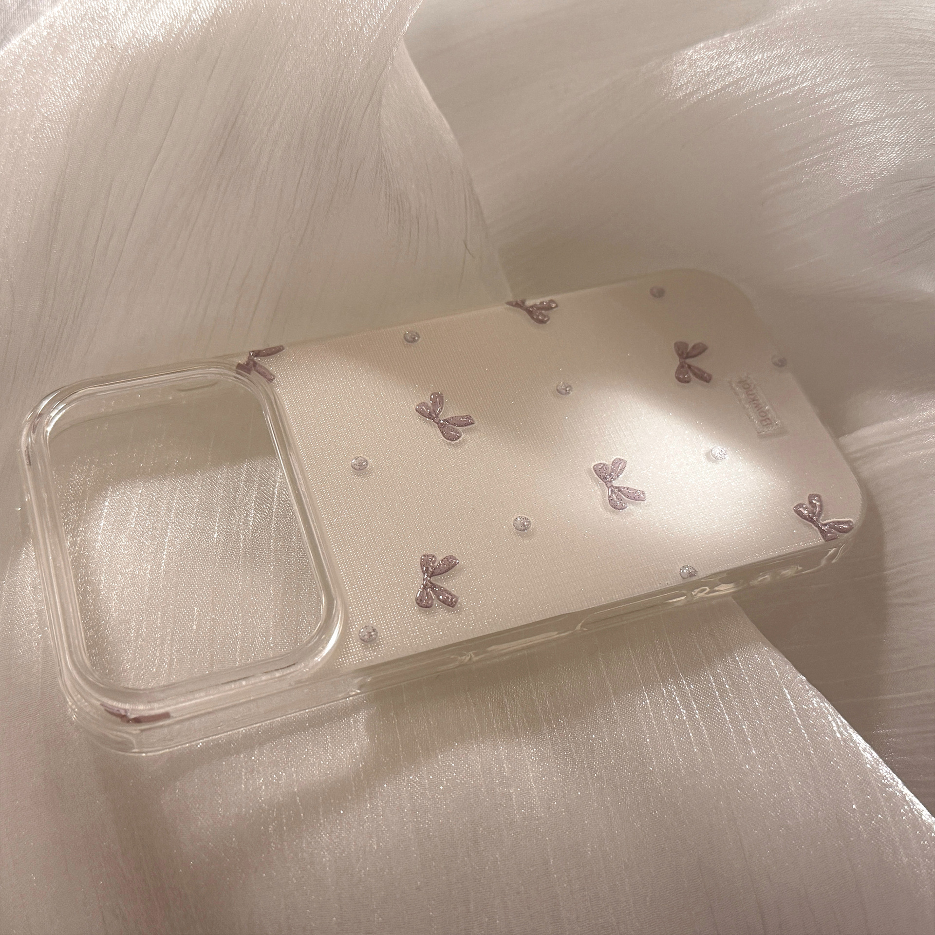 Korean 3D Bowknot Glitter Phon - Glitter Shockproof Case 리뷰 및 가격
