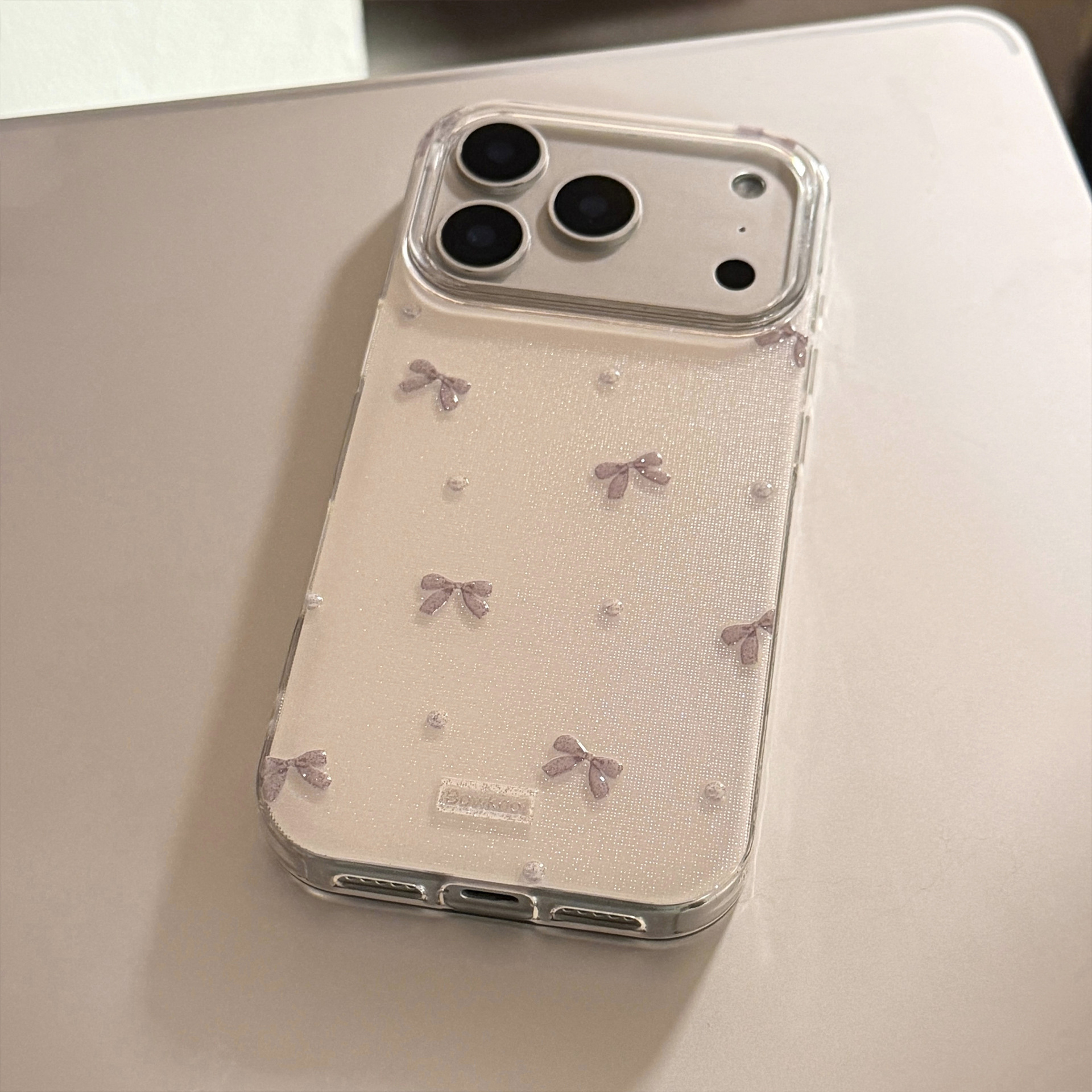 Korean 3D Bowknot Glitter Phon - Glitter Shockproof Case 리뷰 및 가격