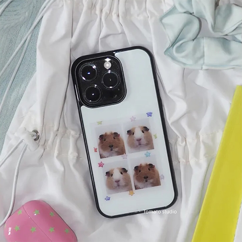Korean Ins Guinea Pig Head Sti - Phone Cases Store 리뷰 및 가격