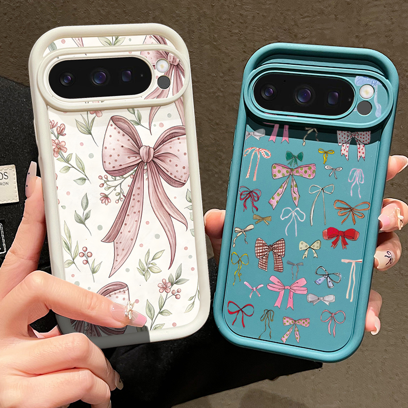 Love Hearts Bow Pattern Phone  - Phone Cases Google Pixel 10 Pro 리뷰 및 가격