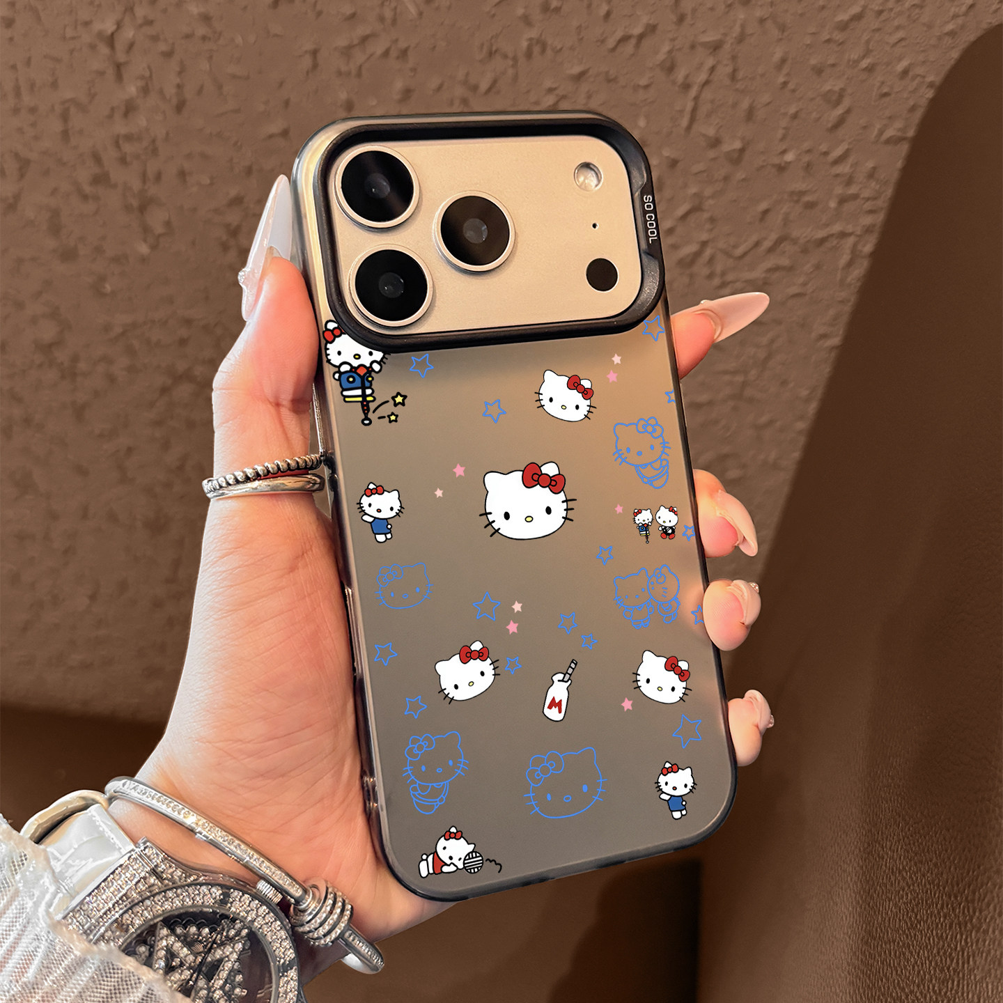Cute Blue Hello Kitty Pattern  - Phone Cases Xr Cute 리뷰 및 가격