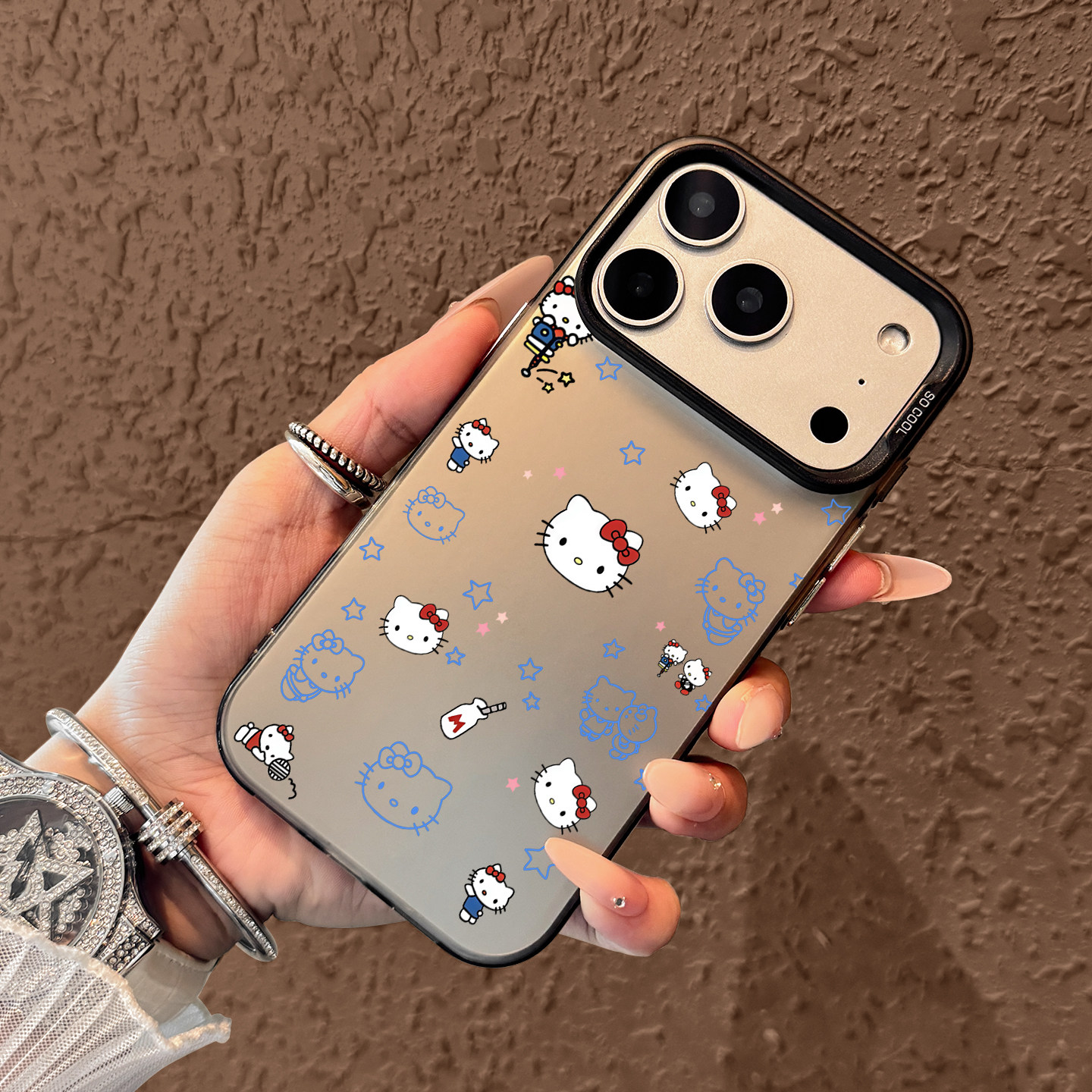 Cute Blue Hello Kitty Pattern  - Phone Cases Xr Cute 리뷰 및 가격