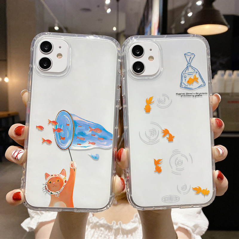Lovely Fishes Clear Phone Case - Phone Cases Store 리뷰 및 가격