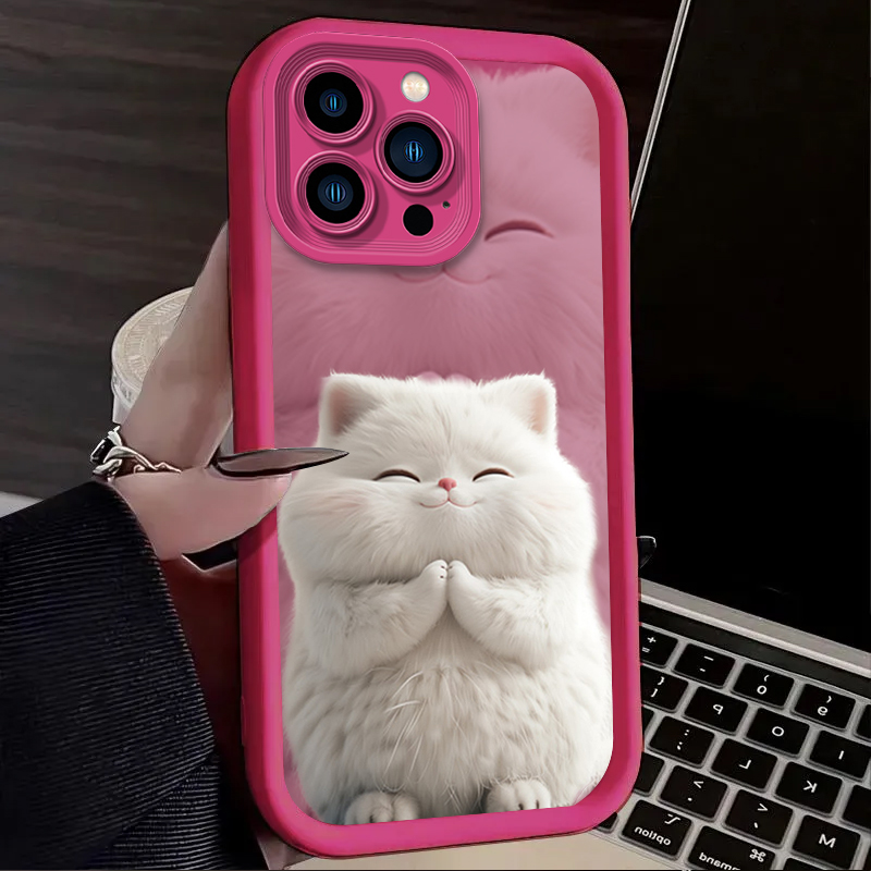 Cute Funny Fat Cat Phone Case  - Phone Cases Durable 리뷰 및 가격