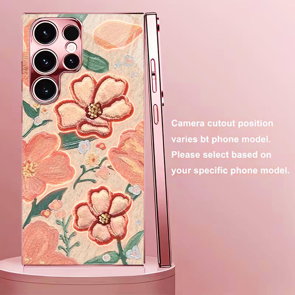 Glowing Peach Flower Fashion p - Phone Cases Quad Lock 리뷰 및 가격