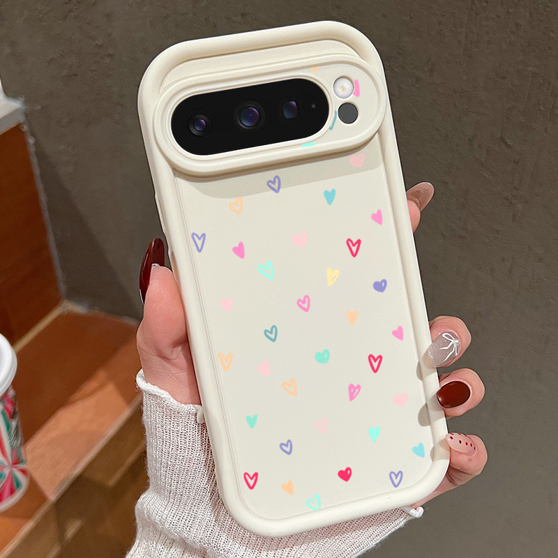 Colorful Little Hearts Soft Ca - Phone Cases Google Pixel 10 Pro 리뷰 및 가격