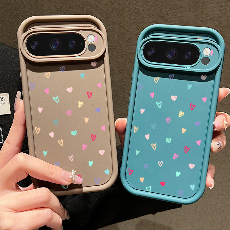 Colorful Little Hearts Soft Ca - Phone Cases Google Pixel 10 Pro 리뷰 및 가격