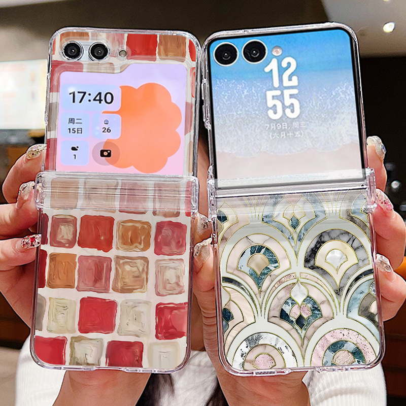 Marble Texture Pattern Phone C - Phone Cases Z Fold 5 리뷰 및 가격