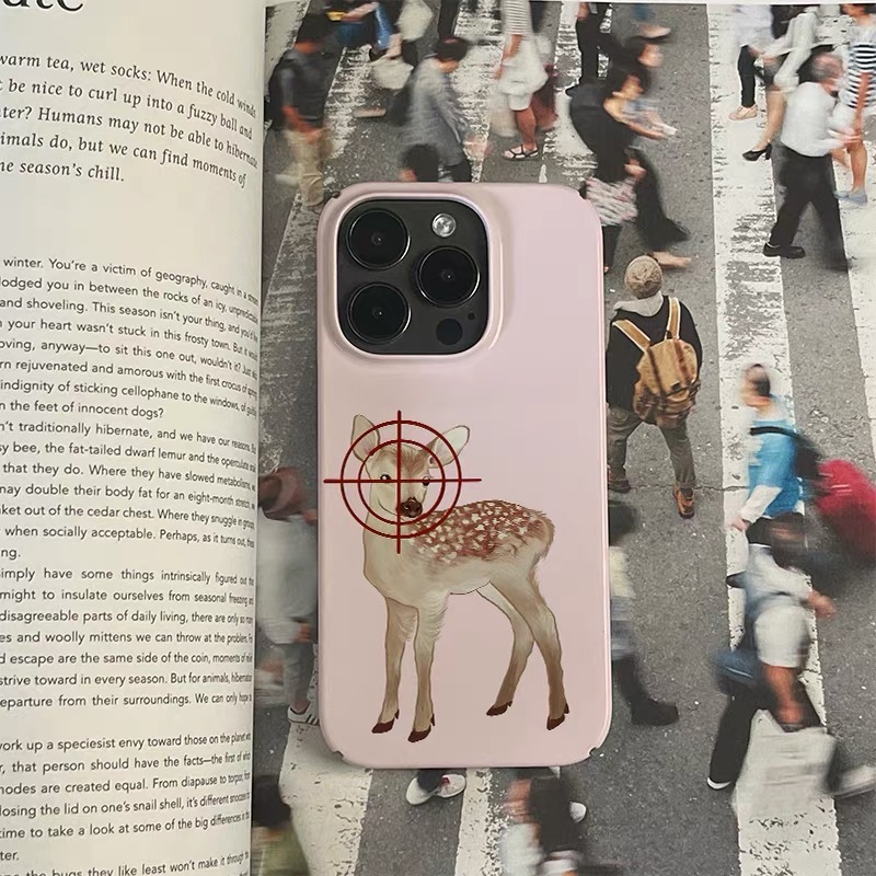 Ins Pink Target Deer Art Phone - Phone Cases Target 리뷰 및 가격