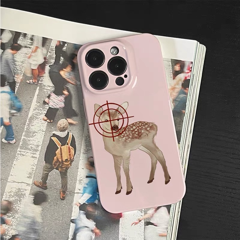 Ins Pink Target Deer Art Phone - Phone Cases Target 리뷰 및 가격