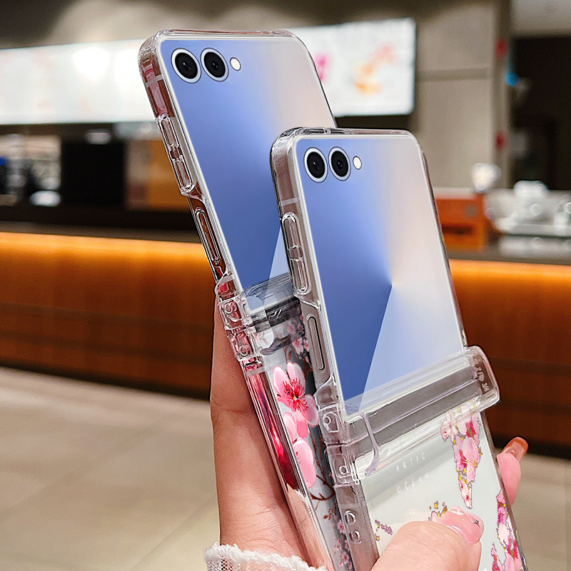 Pink Flower Printed Phone Case - Phone Cases Z Fold 5 리뷰 및 가격