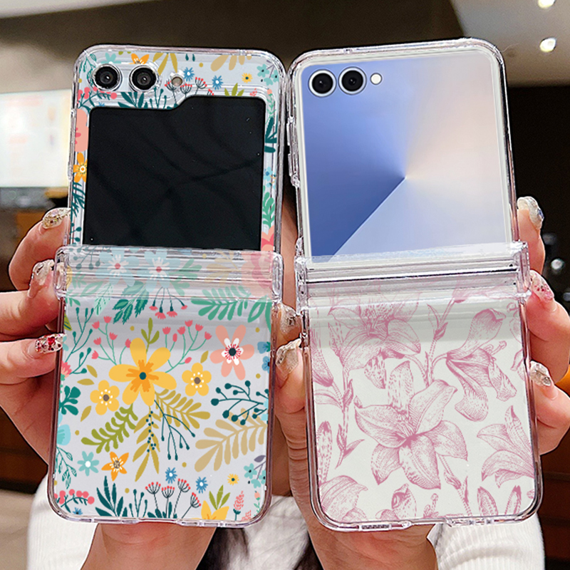Colored Flowers Print Phone Ca - Phone Cases Z Fold 5 리뷰 및 가격