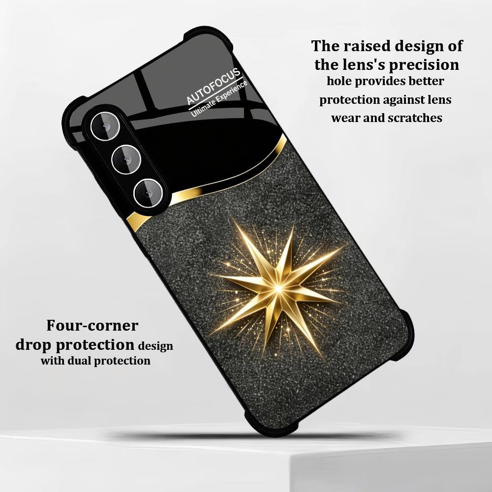 Black Shiny Gold Star phone ca - Phone Cases Quad Lock 리뷰 및 가격