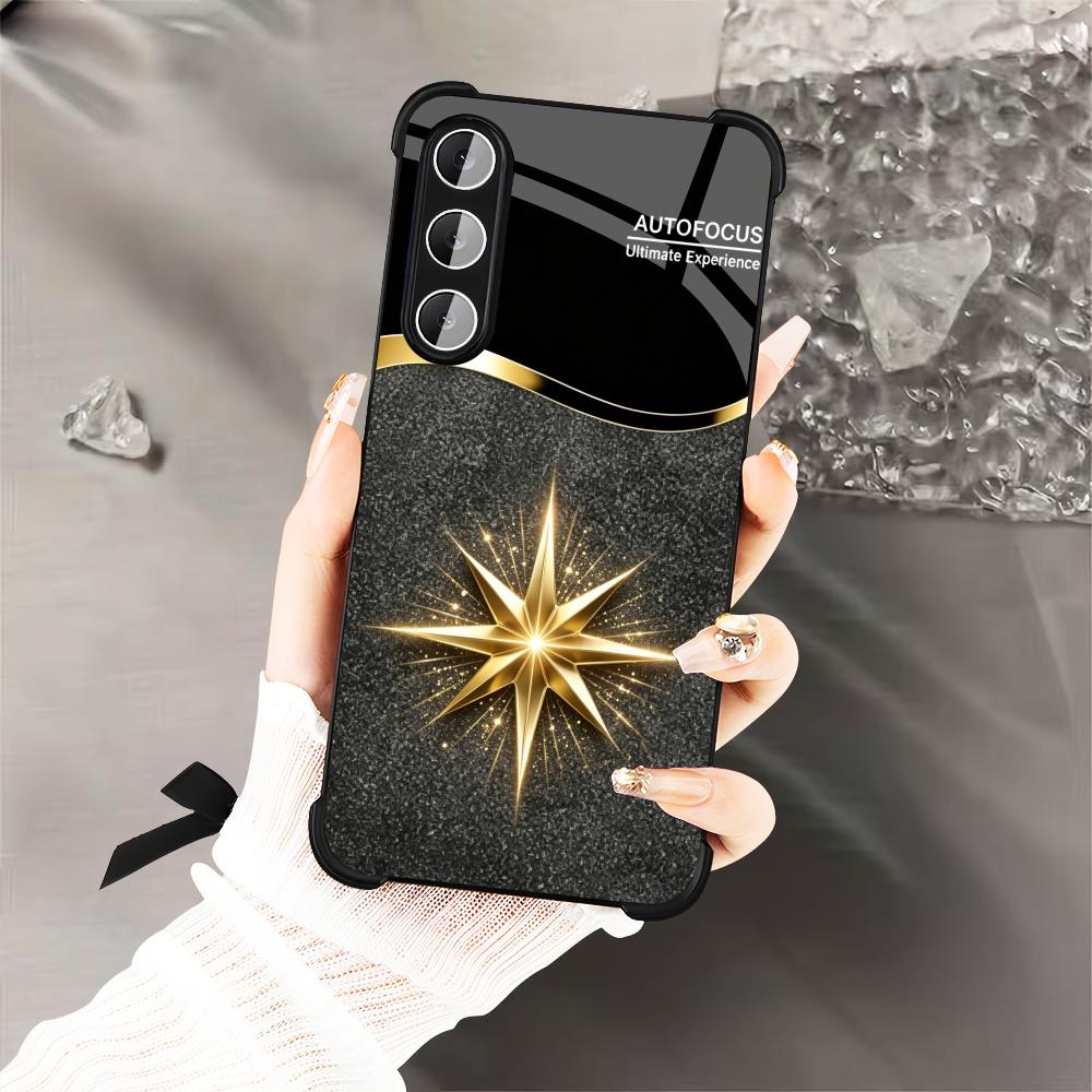 Black Shiny Gold Star phone ca - Phone Cases Quad Lock 리뷰 및 가격