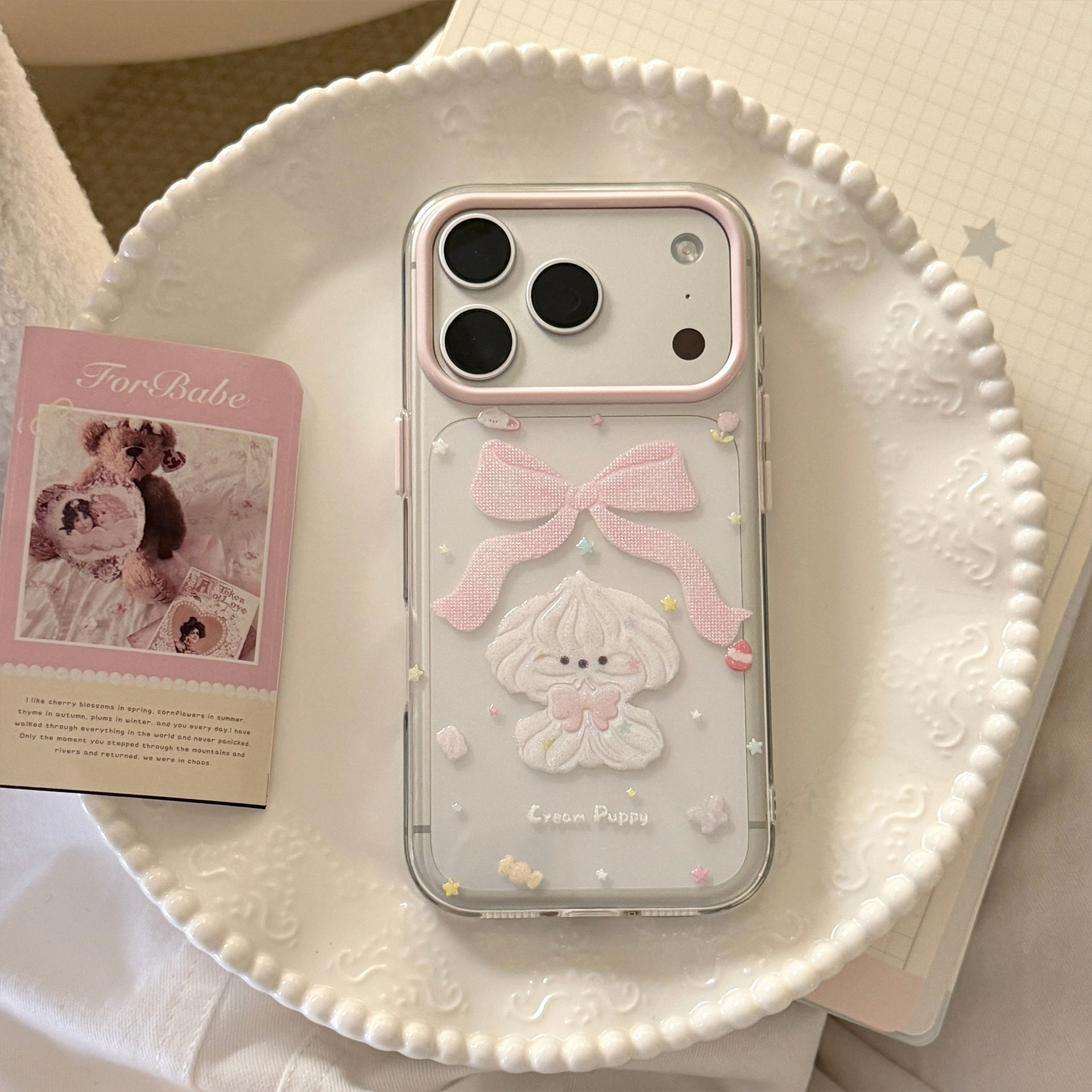 Korean Glitter Cartoon Cream P - Glitter Shockproof Case 리뷰 및 가격