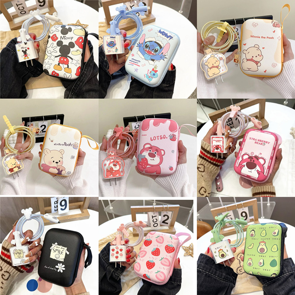 Cartoon Cable Protector for iP - Phone Cases Rubber 리뷰 및 가격