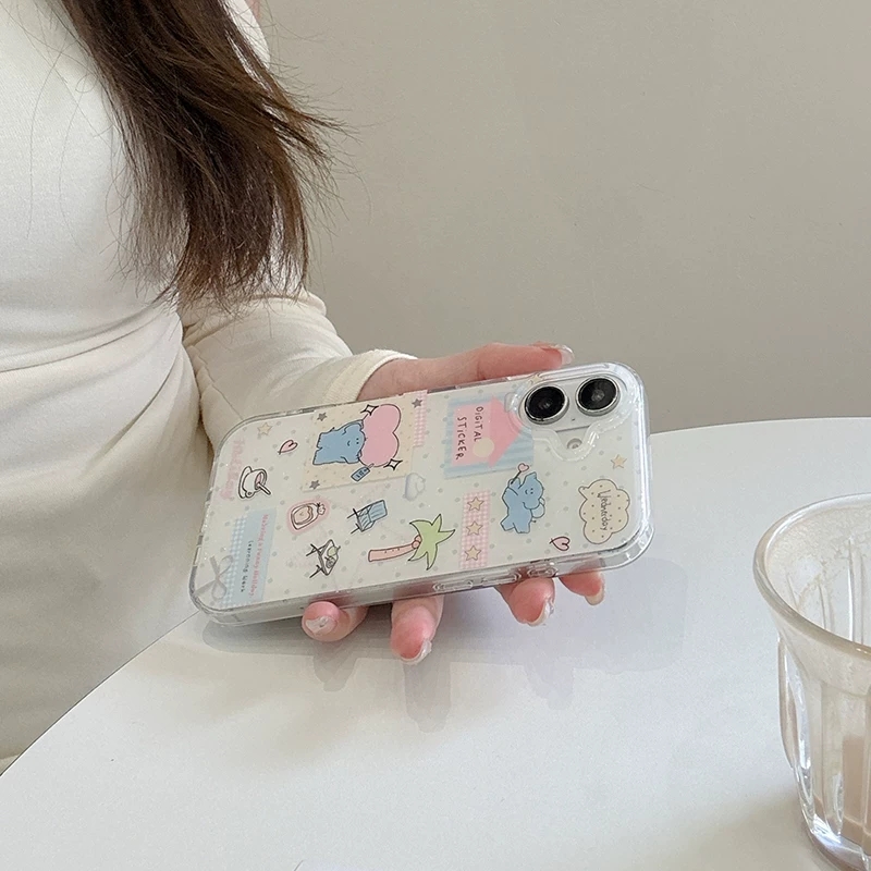 Cute Cartoon Elephant Grabbing - Phone Cases Store 리뷰 및 가격