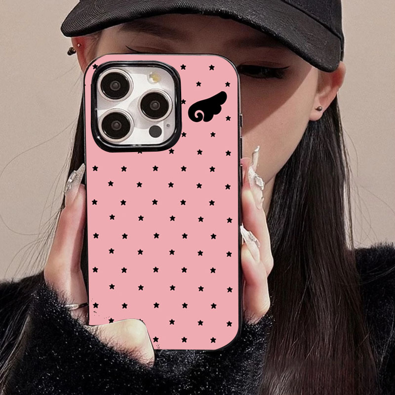 Cute Star Angel Wings Black Si - Phone Cases Xr Cute 리뷰 및 가격