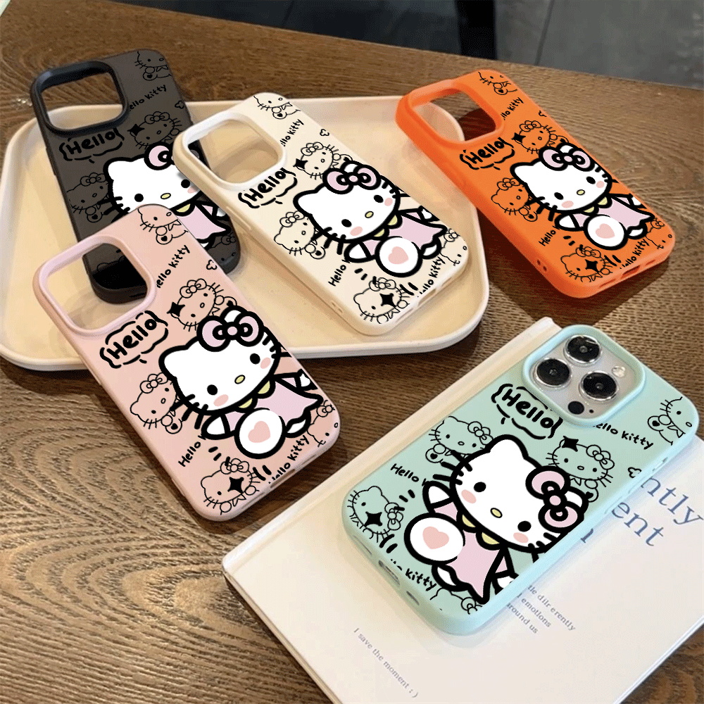 Cute Kawaii HelloKitty Sketch  - Phone Cases Durable 리뷰 및 가격