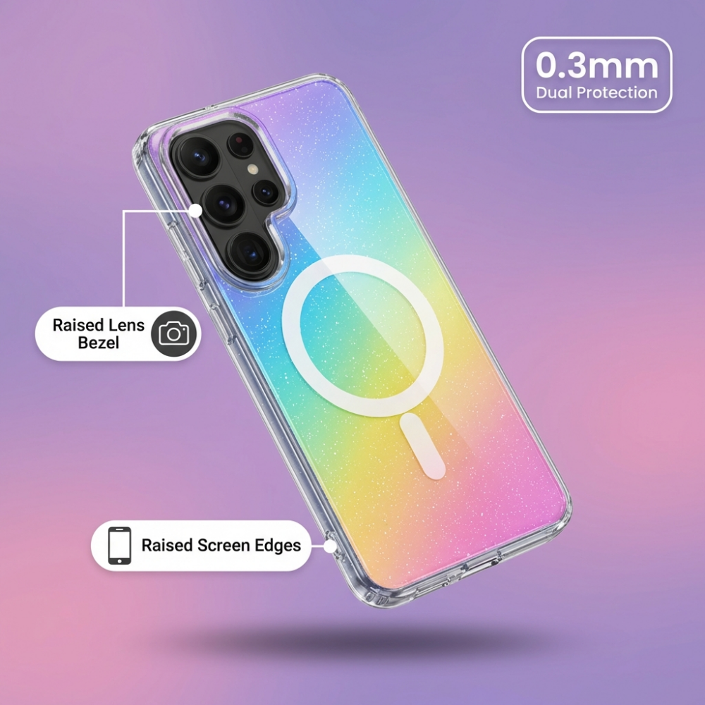 Luxury Glitter Plating Magneti - Glitter Shockproof Case 리뷰 및 가격