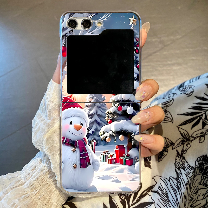 Christmas Snowman Elk Phone Ca - Phone Cases Z Fold 5 리뷰 및 가격
