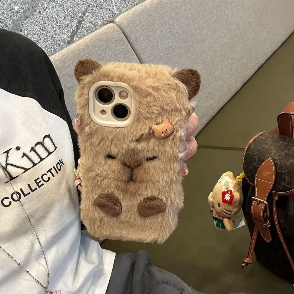 Luxury Capybara Fluffy Fur Pho - Phone Cases Case 리뷰 및 가격