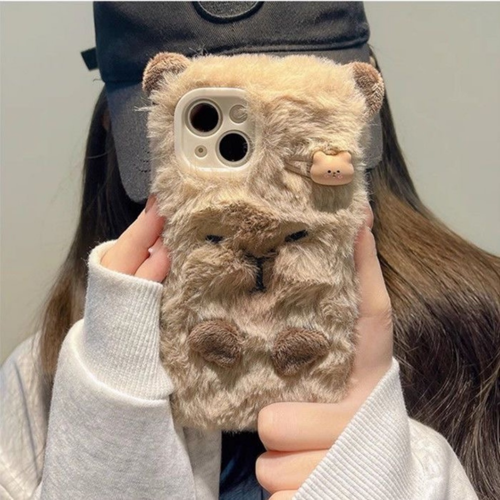 Luxury Capybara Fluffy Fur Pho - Phone Cases Case 리뷰 및 가격