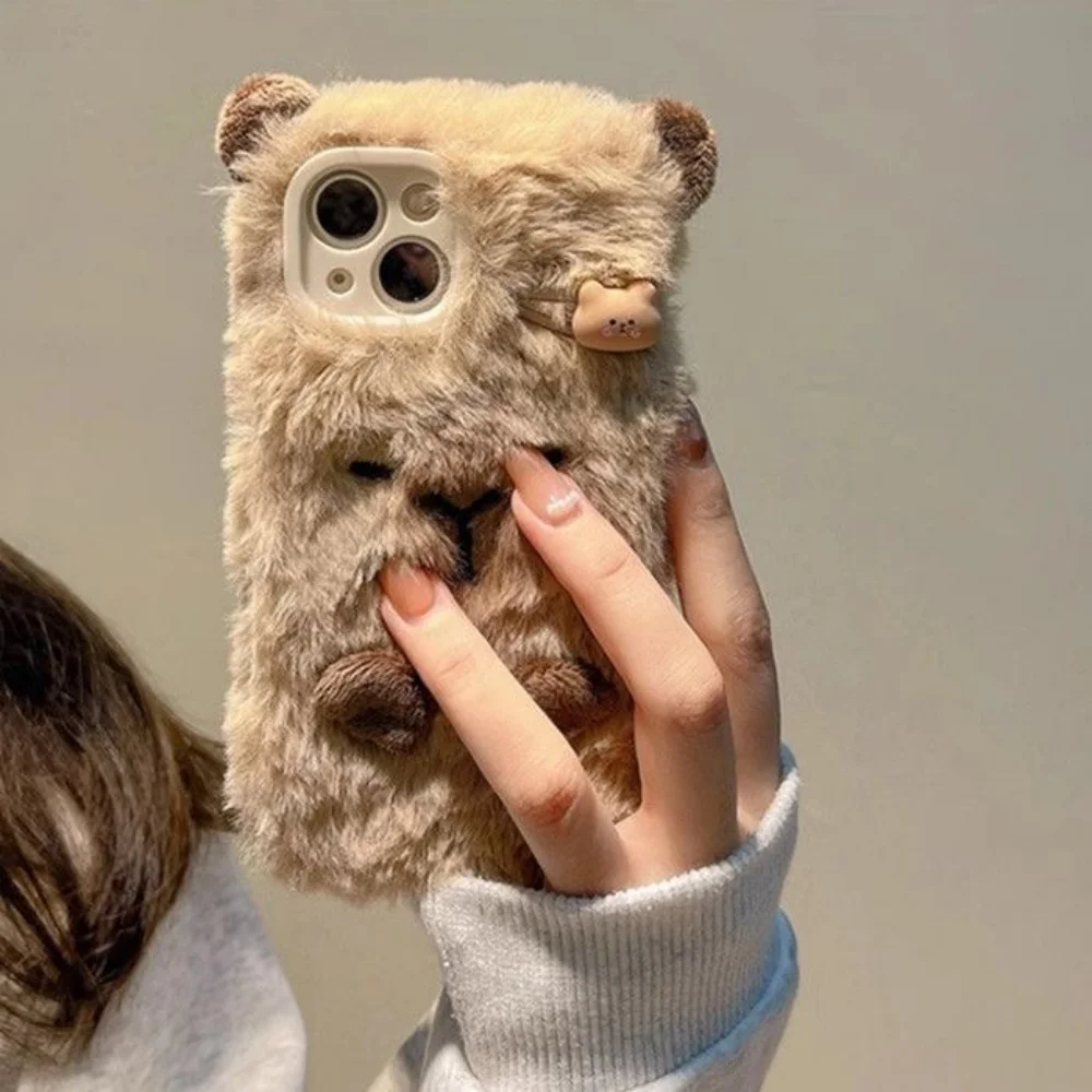 Luxury Capybara Fluffy Fur Pho - Phone Cases Case 리뷰 및 가격