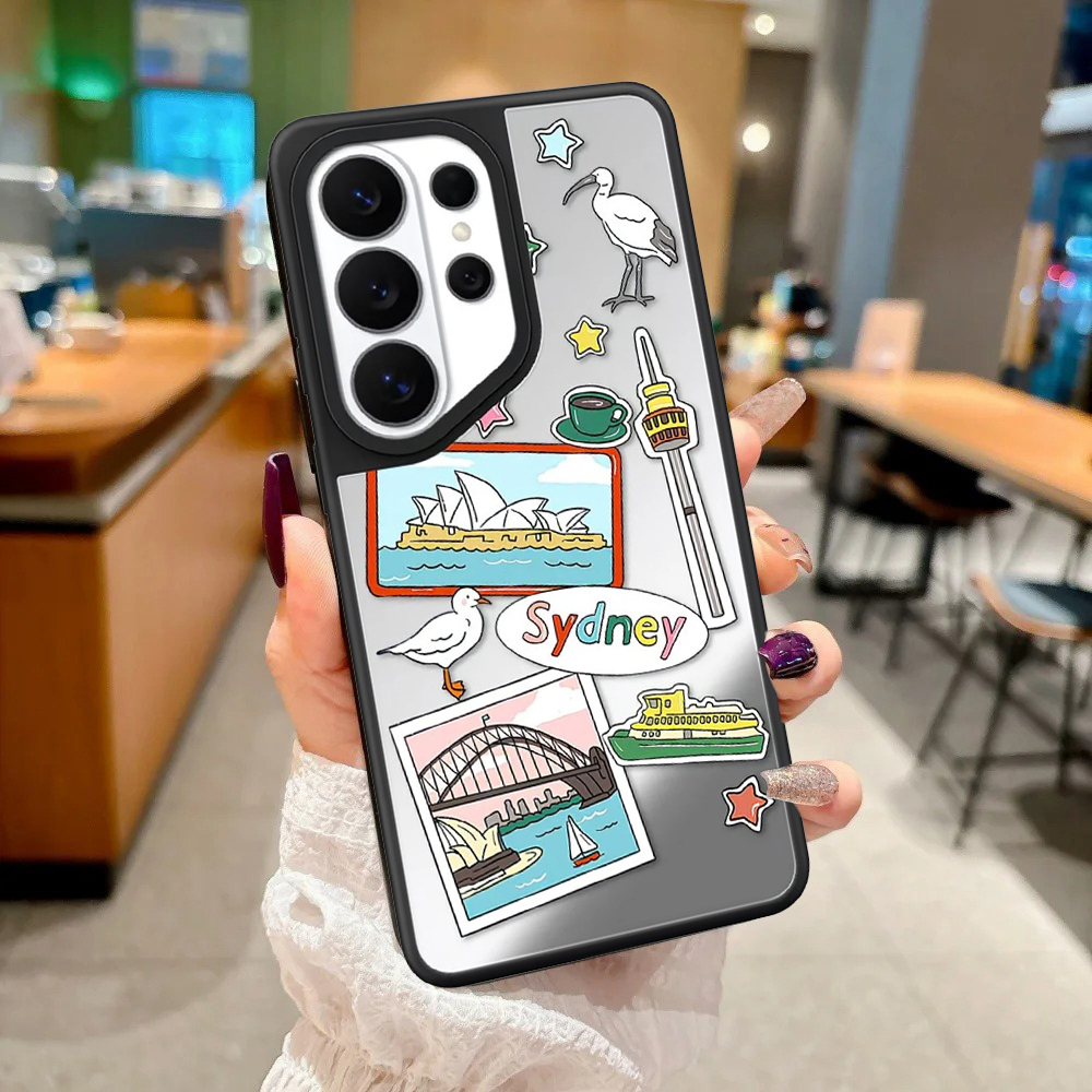 Melbourne Travel Mirror Surfac - Phone Cases Melbourne 리뷰 및 가격