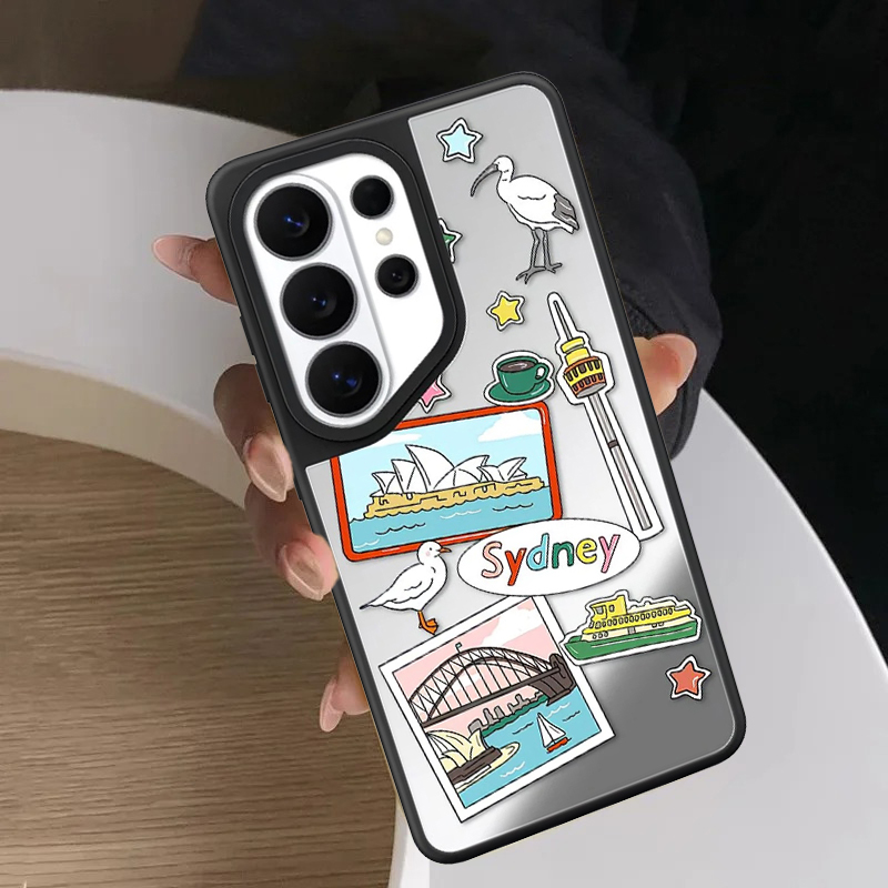 Melbourne Travel Mirror Surfac - Phone Cases Melbourne 리뷰 및 가격