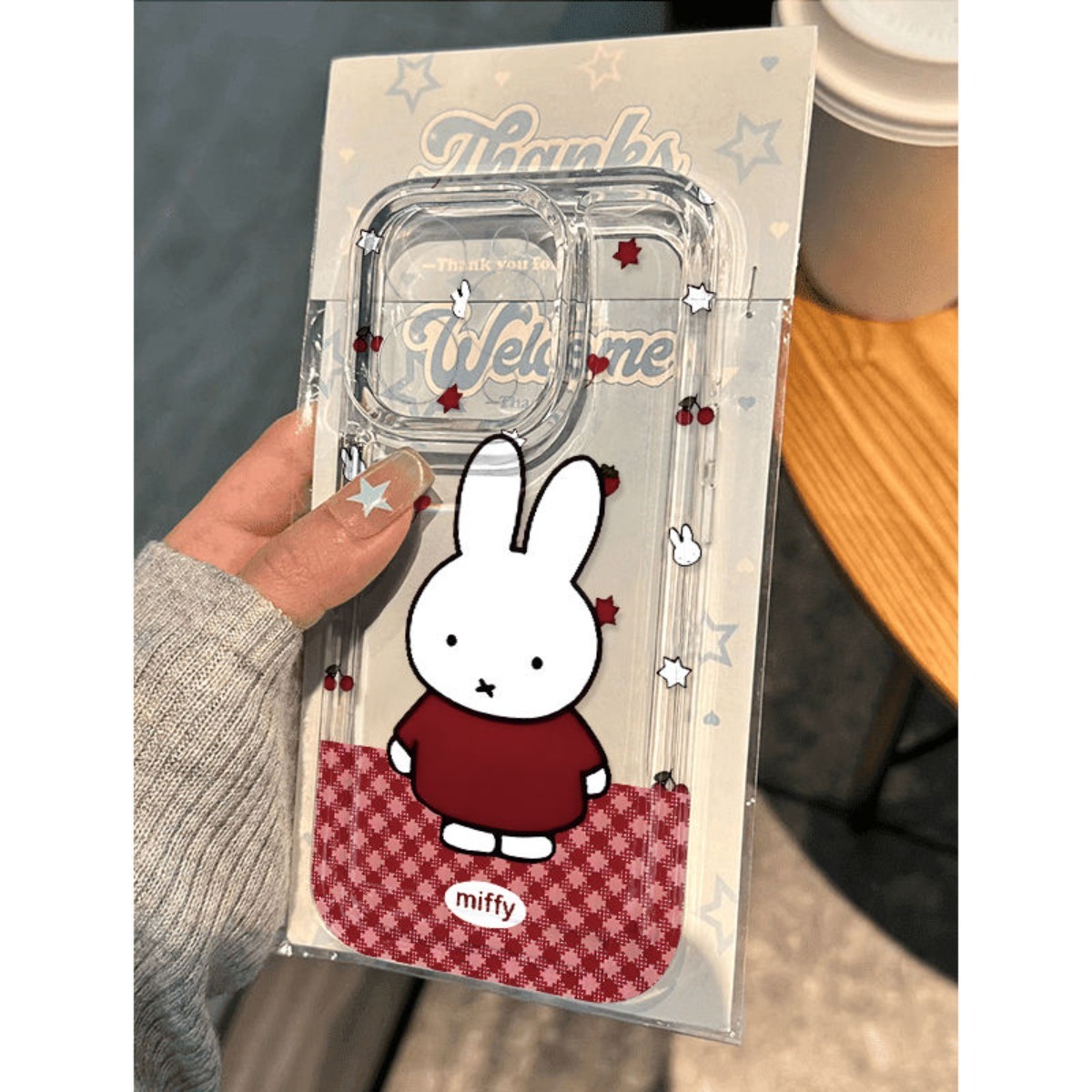 Cute Miffy Rabbit Phone Case C - Phone Cases Rubber 리뷰 및 가격