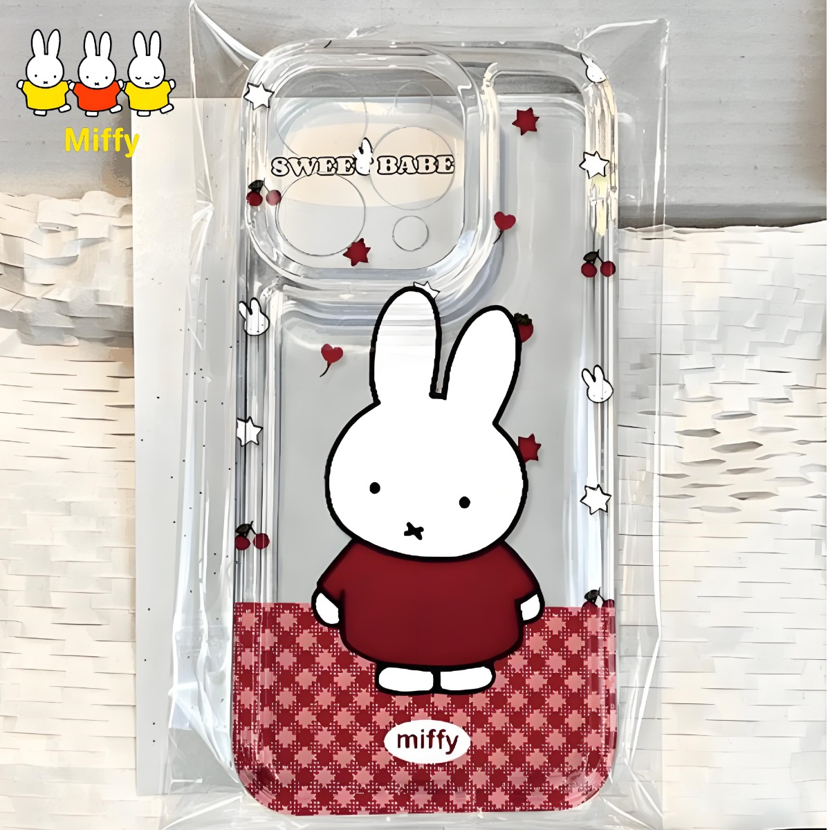 Cute Miffy Rabbit Phone Case C - Phone Cases Rubber 리뷰 및 가격