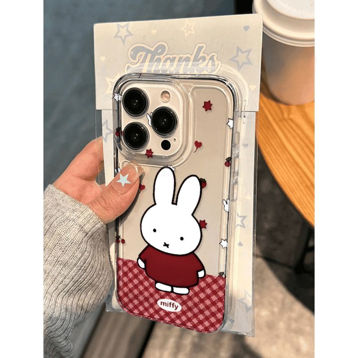 Cute Miffy Rabbit Phone Case C - Phone Cases Rubber 리뷰 및 가격